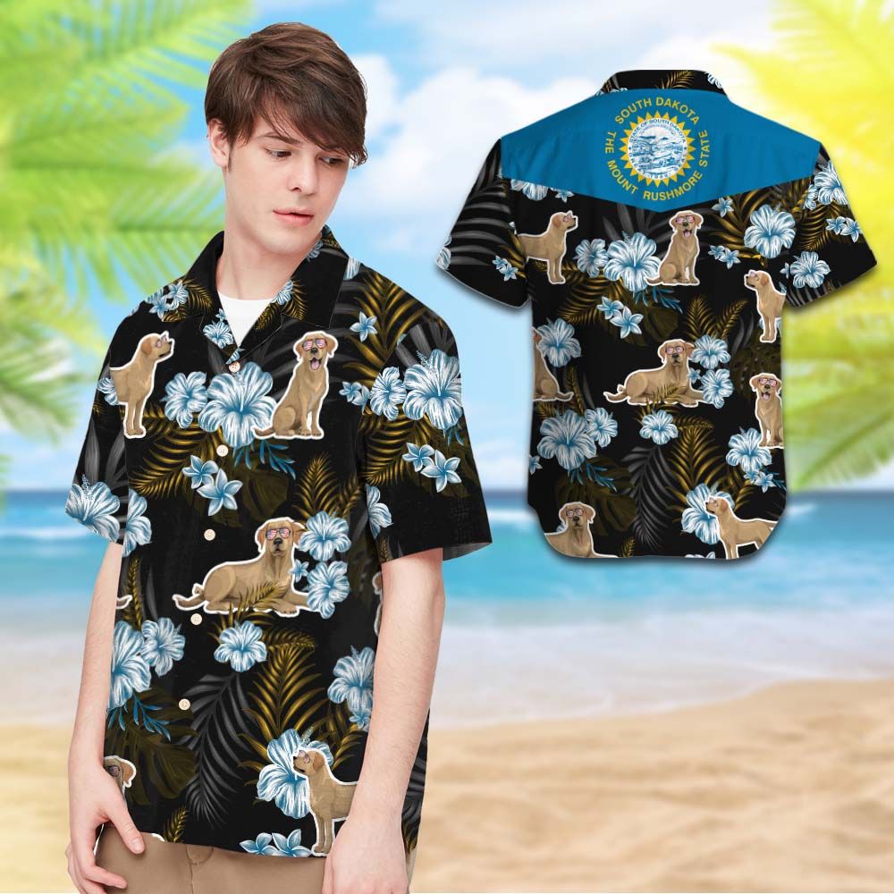 South Dakota Labrador Retriever Hawaiian Shirt Hot Trendy Summer 2024