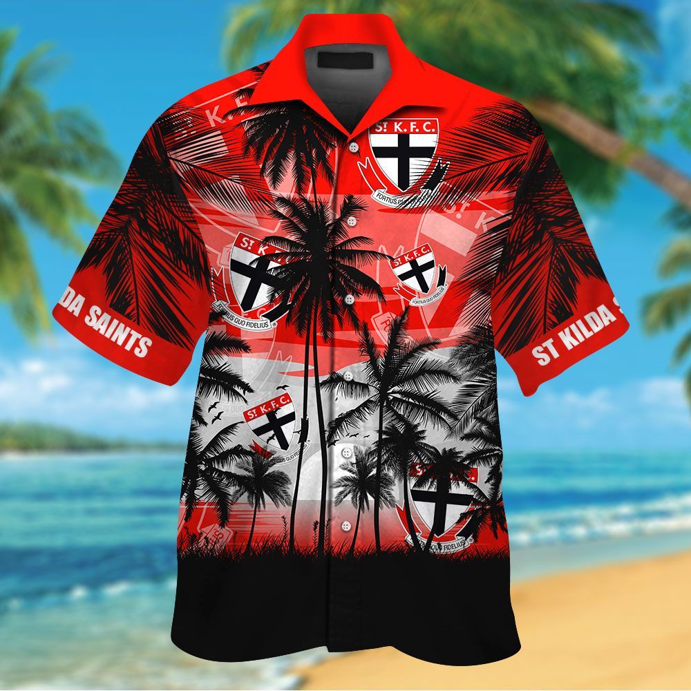 St Kilda Saints Hawaiian Shirt Hot Trendy Summer 2024