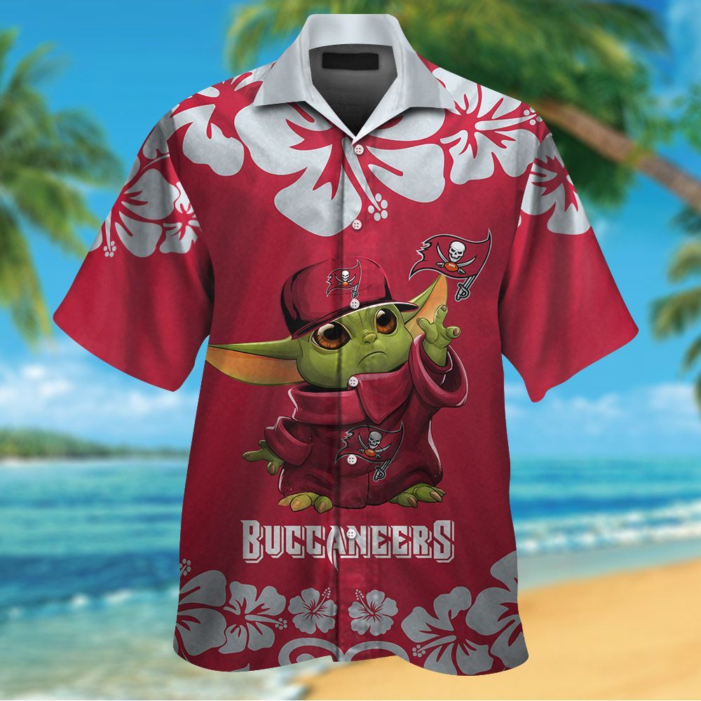 Tampa Bay Buccaneers & Baby Yoda Hawaiian Shirt Hot Trendy Summer 2024