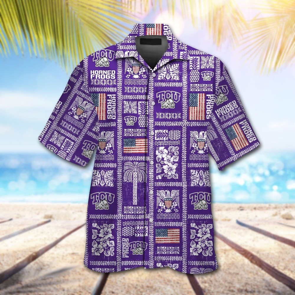 TCU Horned Frogs Hawaiian Shirt Hot Trendy Summer 2024