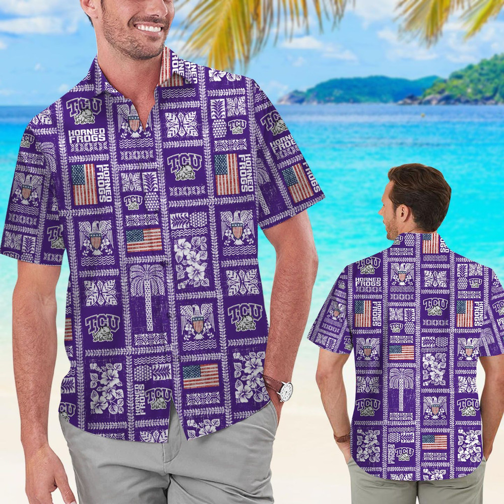 TCU Horned Frogs Hawaiian Shirt Hot Trendy Summer 2024