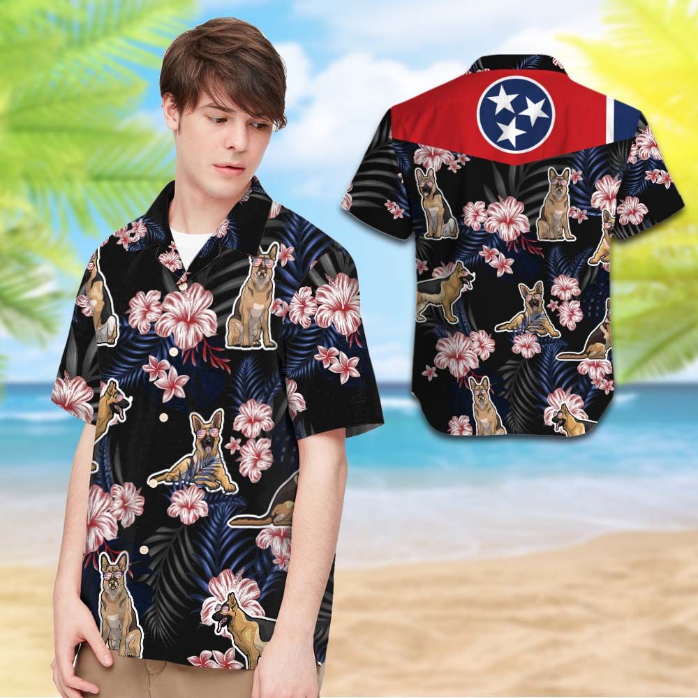 Tennessee German Shepherd Hawaiian Shirt Hot Trendy Summer 2024