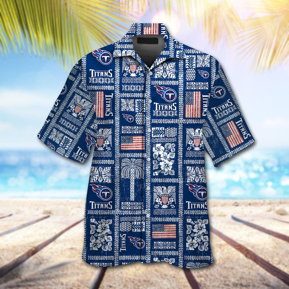 Tennessee Titans Hawaiian Shirt Hot Trendy Summer 2024