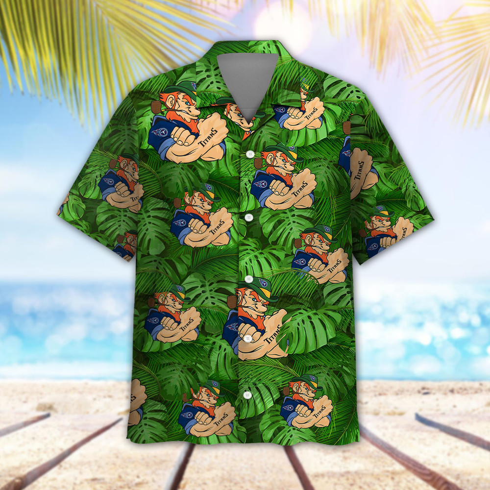 Tennessee Titans Leprechaun St. Patrick’s Day Hawaiian Shirt Hot Trendy Summer 2024