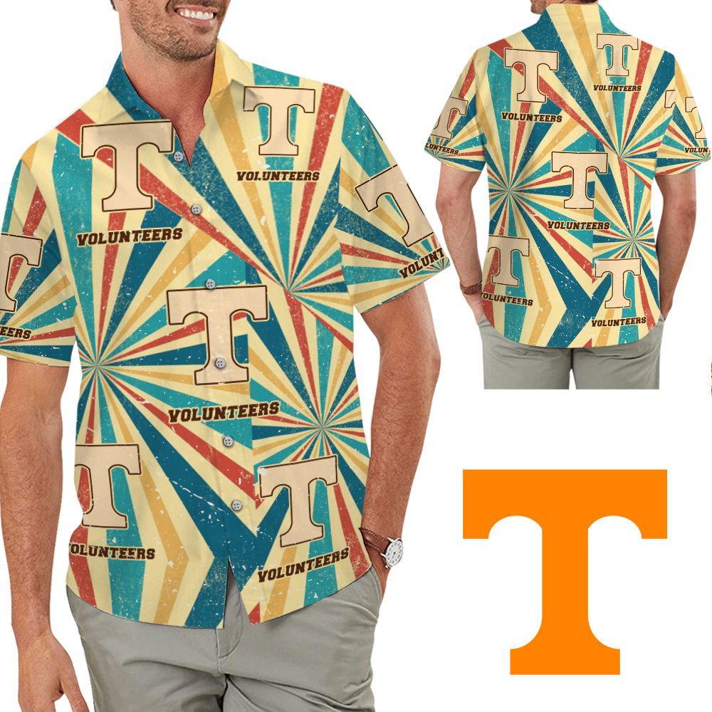 Tennessee Volunteers Retro Hawaiian Shirt Hot Trendy Summer 2024