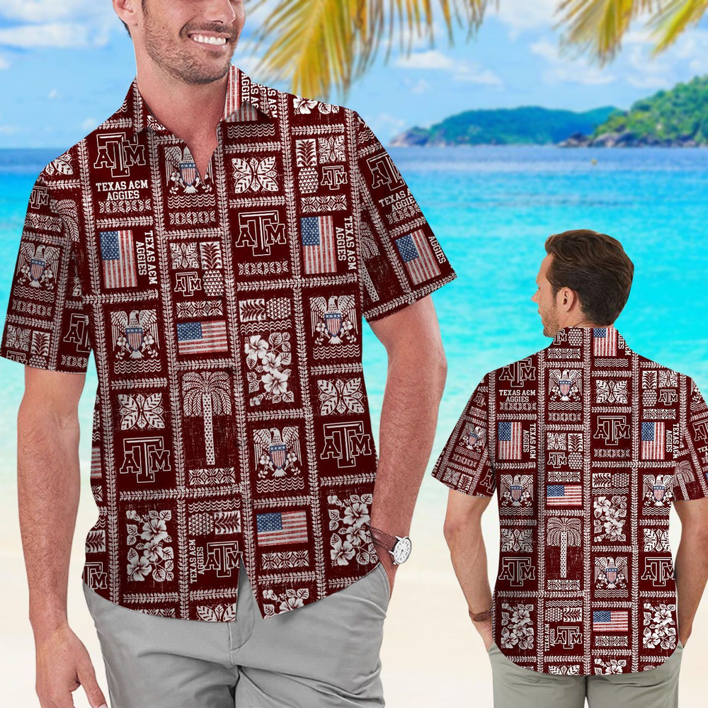 Texas A&M Aggies Hawaiian Shirt Hot Trendy Summer 2024