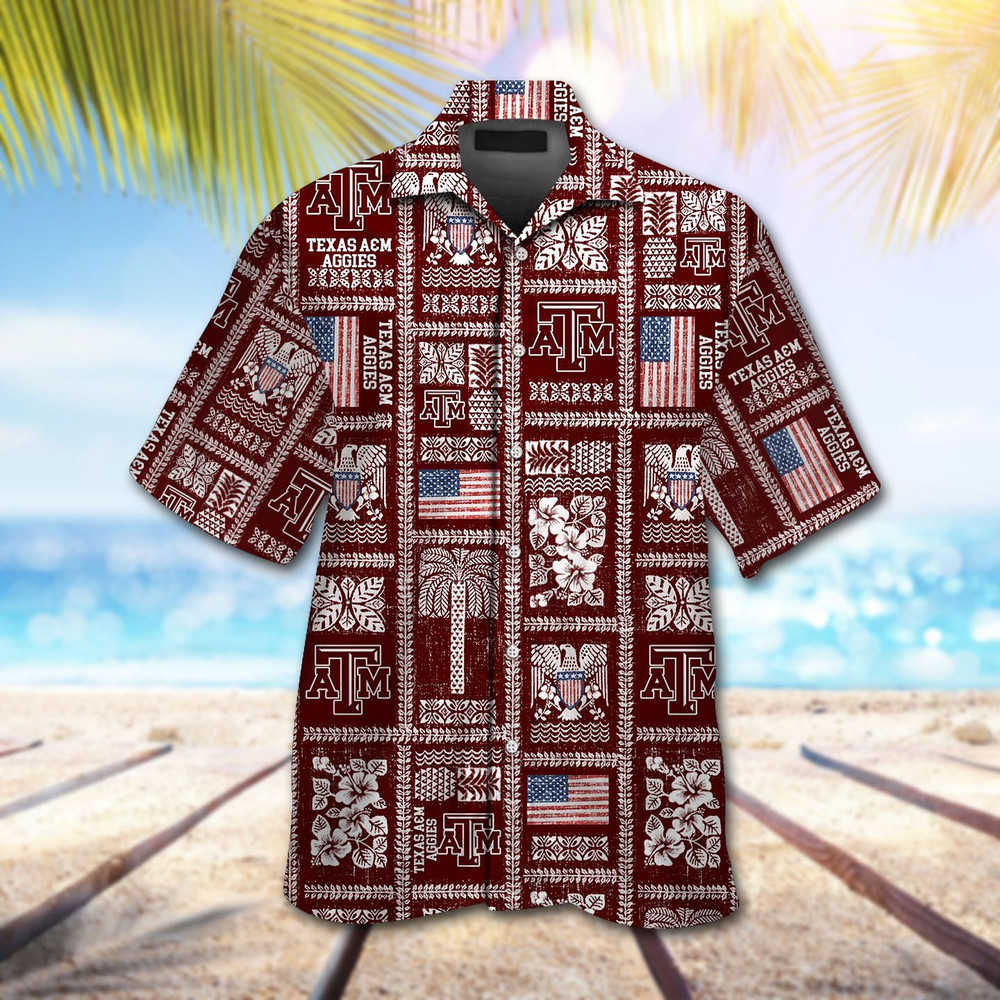 Texas A&M Aggies Hawaiian Shirt Hot Trendy Summer 2024