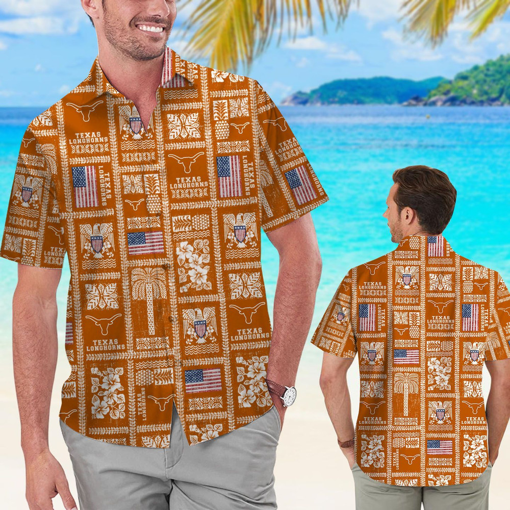 Texas Longhorns Hawaiian Shirt Hot Trendy Summer 2024