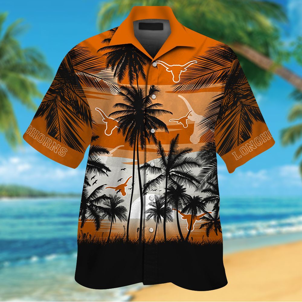 Texas Longhorns Tropical Hawaiian Shirt Hot Trendy Summer 2024