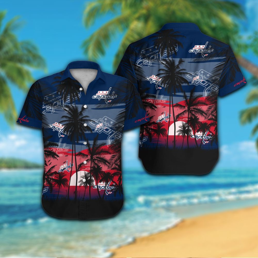 Washington Capitals Hawaiian Shirt Hot Trendy Summer 2024