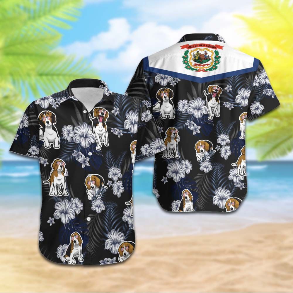 West Virginia Beagle Hawaiian Shirt Hot Trendy Summer 2024