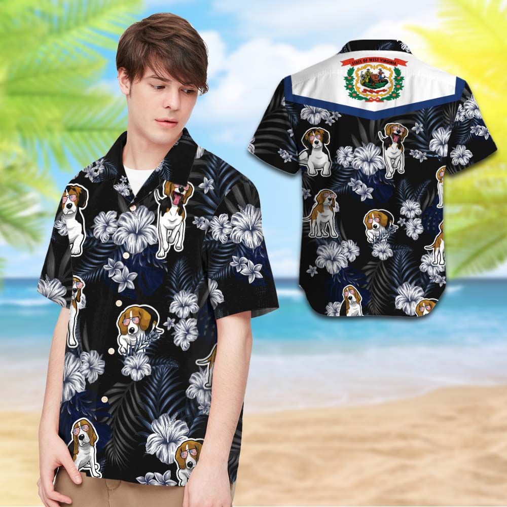 West Virginia Beagle Hawaiian Shirt Hot Trendy Summer 2024