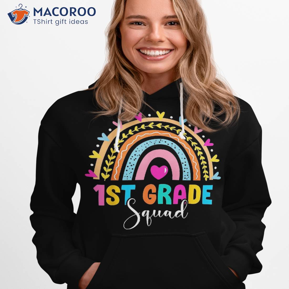 1st Grade Squad Back To School Rainbow Teachers First Shirt