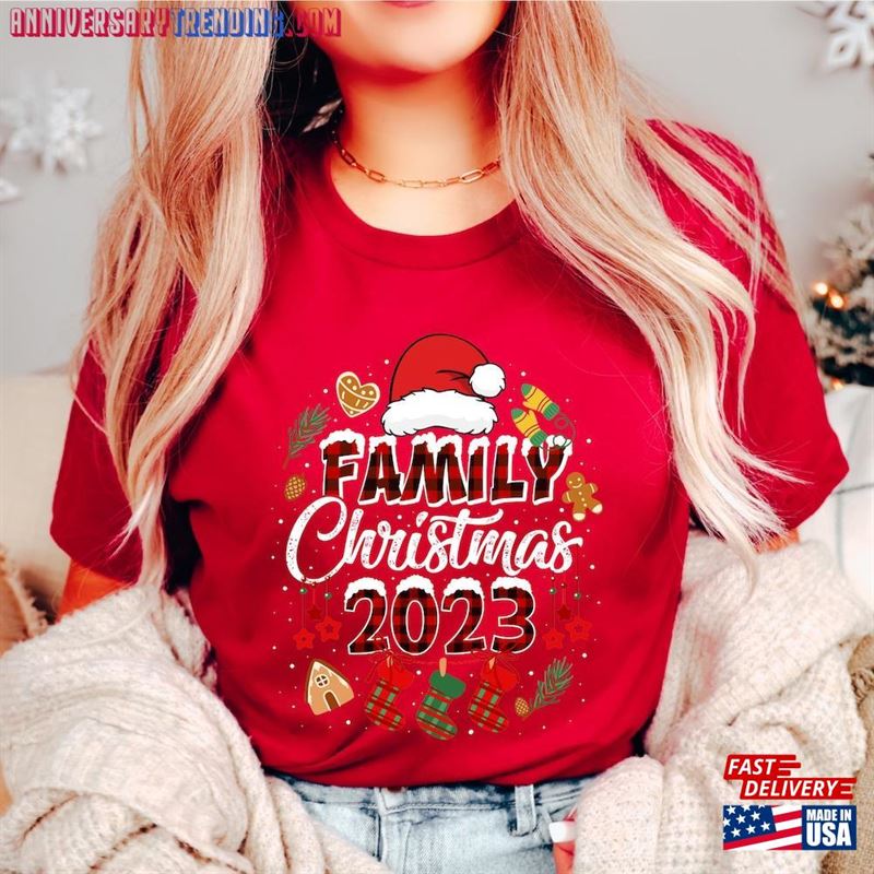 2023 Family Christmas Matching Shirt Pajamas Hoodie Classic