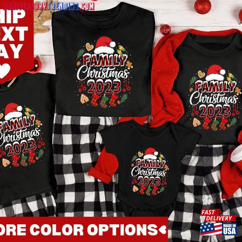 2023 Family Christmas Matching Shirt Pajamas Hoodie Classic