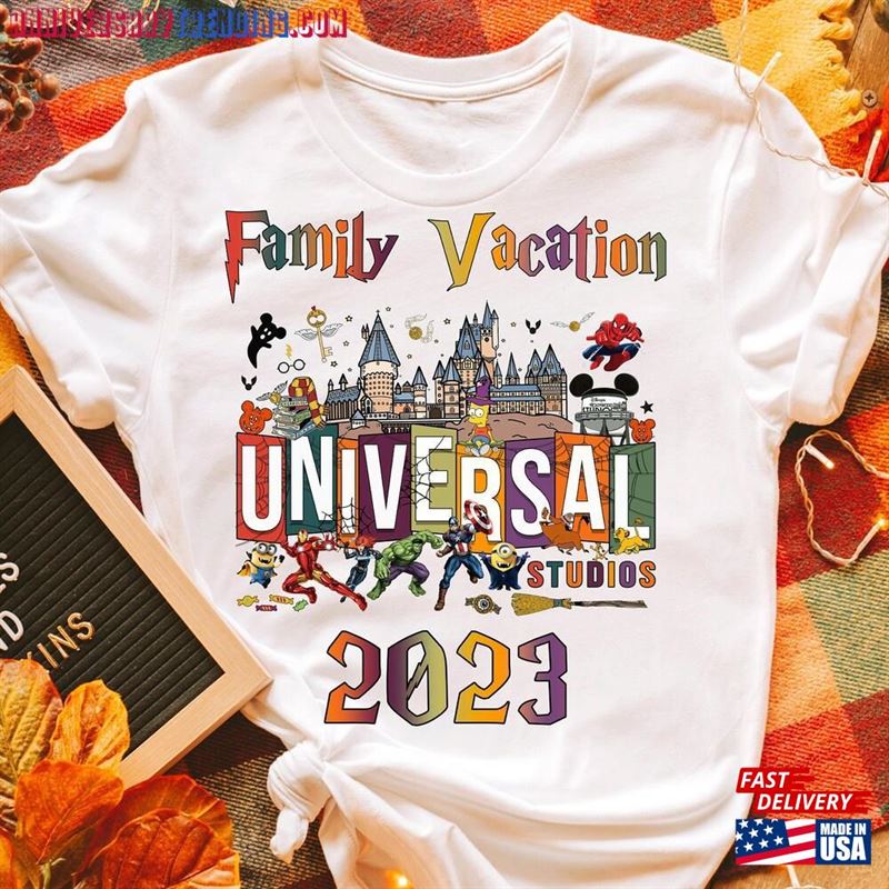 2023 Halloween Super Heroes Custom Universal Family Shirt Vacation Shirts Personalized Matching Dt219 T-Shirt Sweatshirt