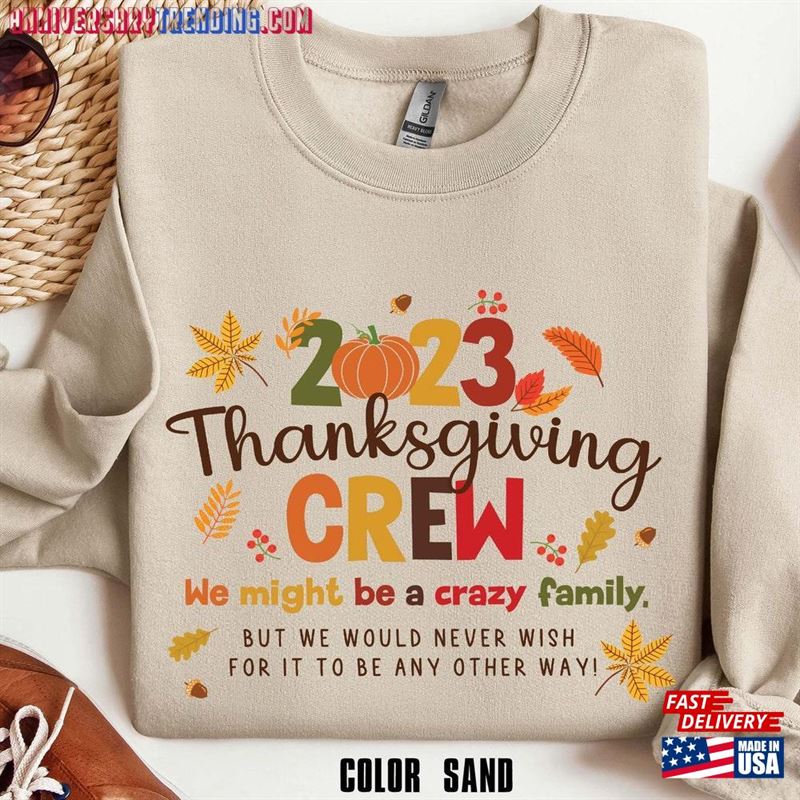 2023 Thanksgiving Crew Shirt Sweatshirt Classic T-Shirt