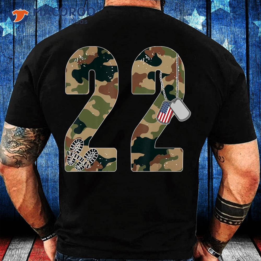 22 Too Many Ptsd Awareness Veterans T-Shirt