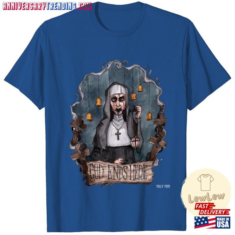 2D Valak Shirt The Conjuring Unisex T-Shirt God Ends Here Hoodie Sweatshirt