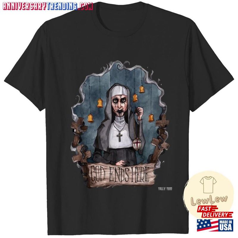 2D Valak Shirt The Conjuring Unisex T-Shirt God Ends Here Hoodie Sweatshirt