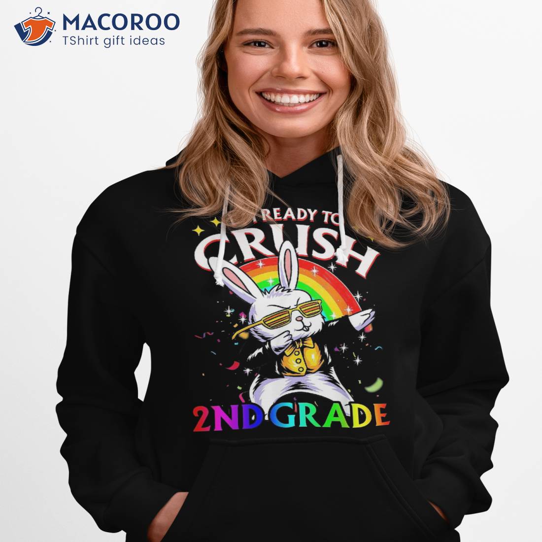 2nd Grade Dabbing Bunny Back To School I’m Ready Crush Shirt