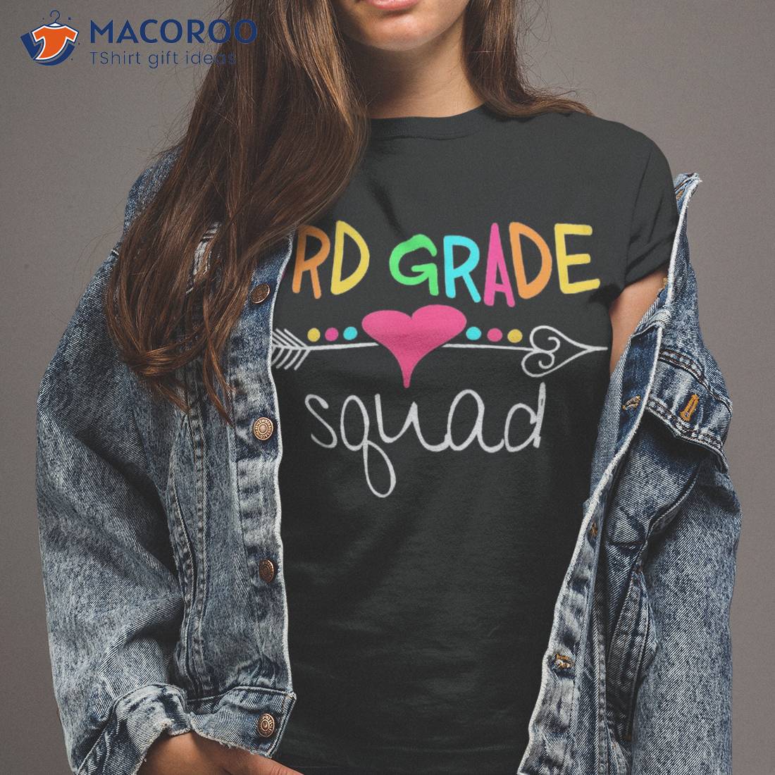 3rd Grade Squad Third Teacher Student Team Back To School Shirt