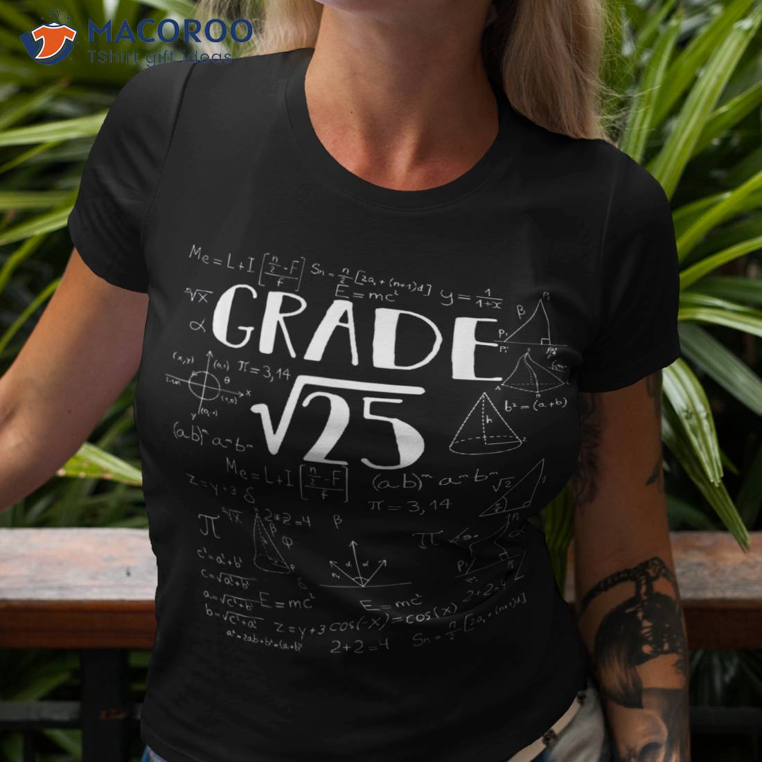 5th Grade Math Square Root Of 25 Back To School Shirt