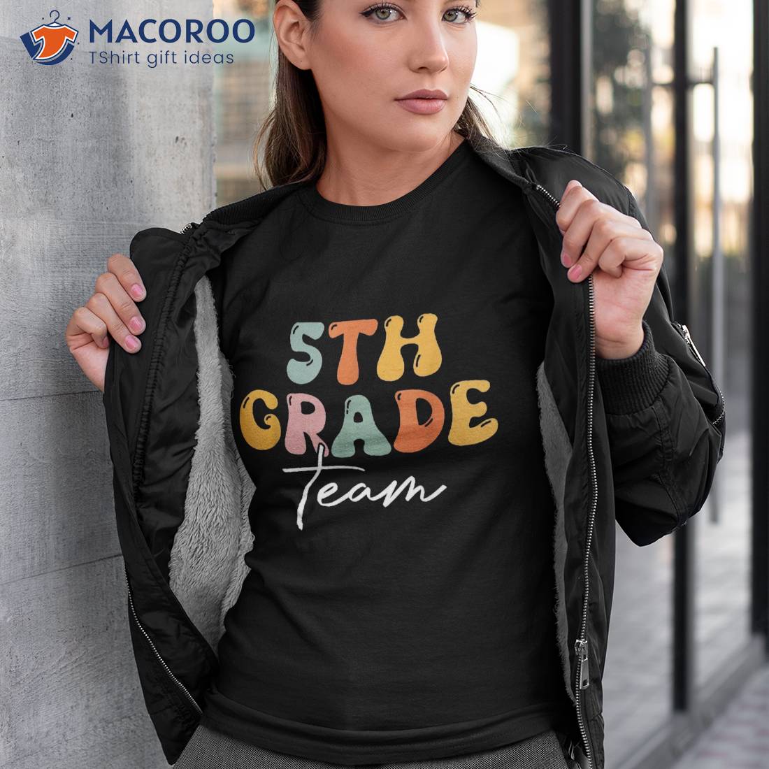 5th Grade Team Retro Groovy Vintage First Day Of School Shirt