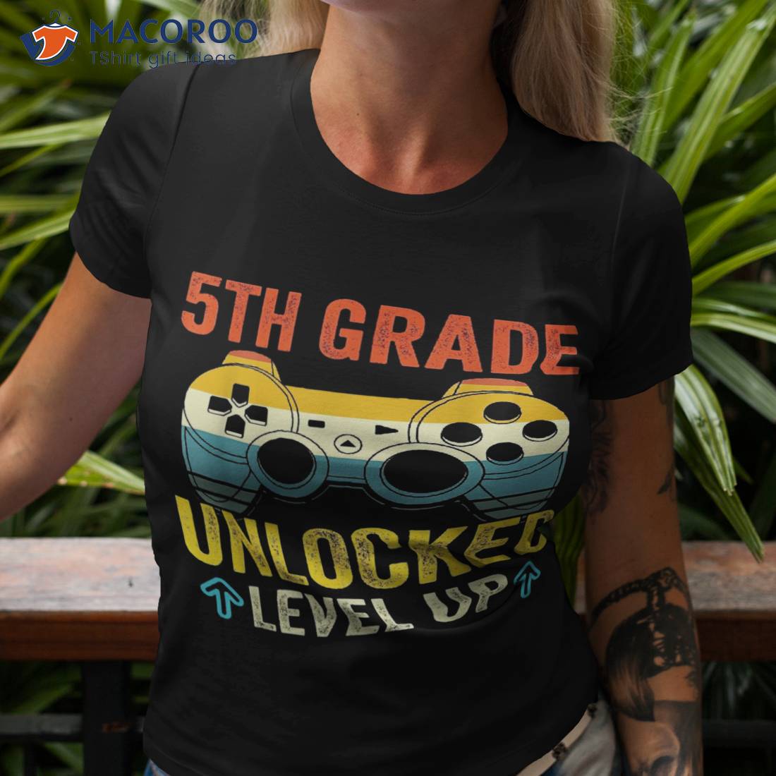 5th Grade Unlocked Level Up Video Gamer Back To School Shirt