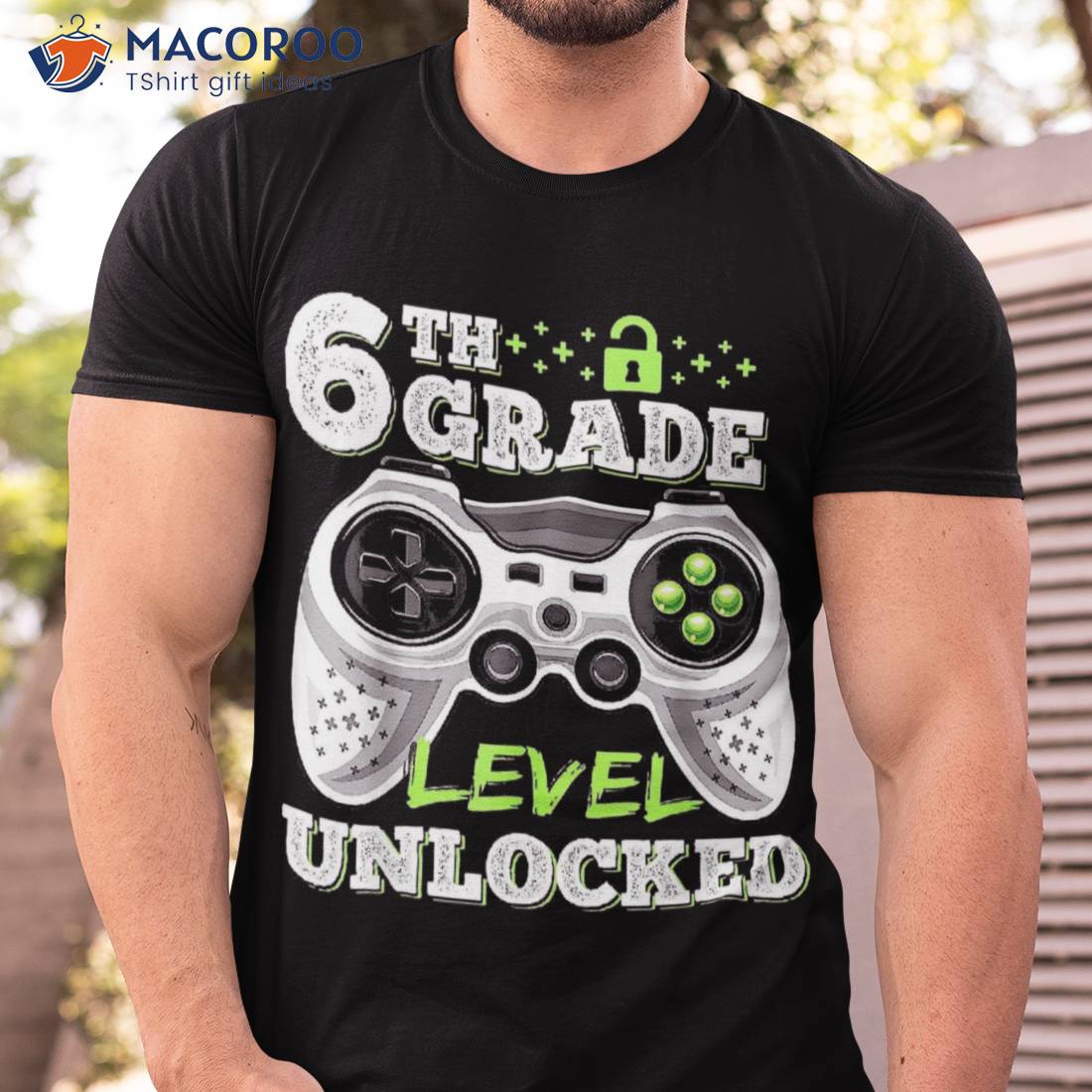 6th Grade Level Unlocked Video Game Back To School Boys Shirt