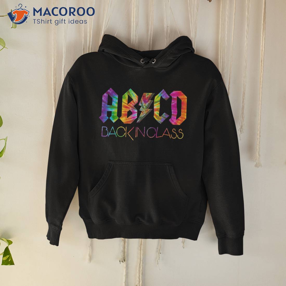 Abcd Back In Class Tie Dye To School Shirt