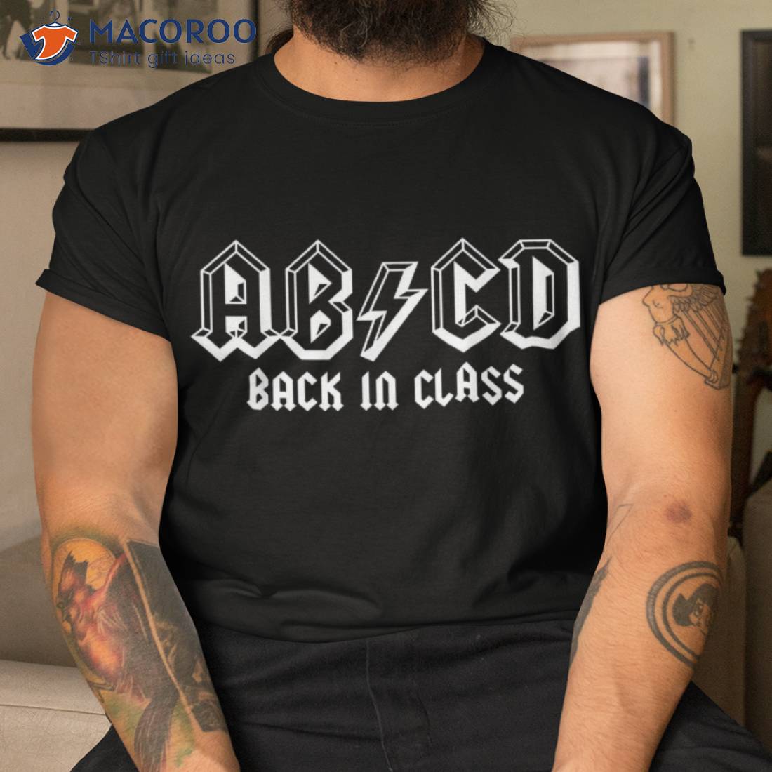 Abcd Rocks Back To School In Class Funny Teacher Shirt