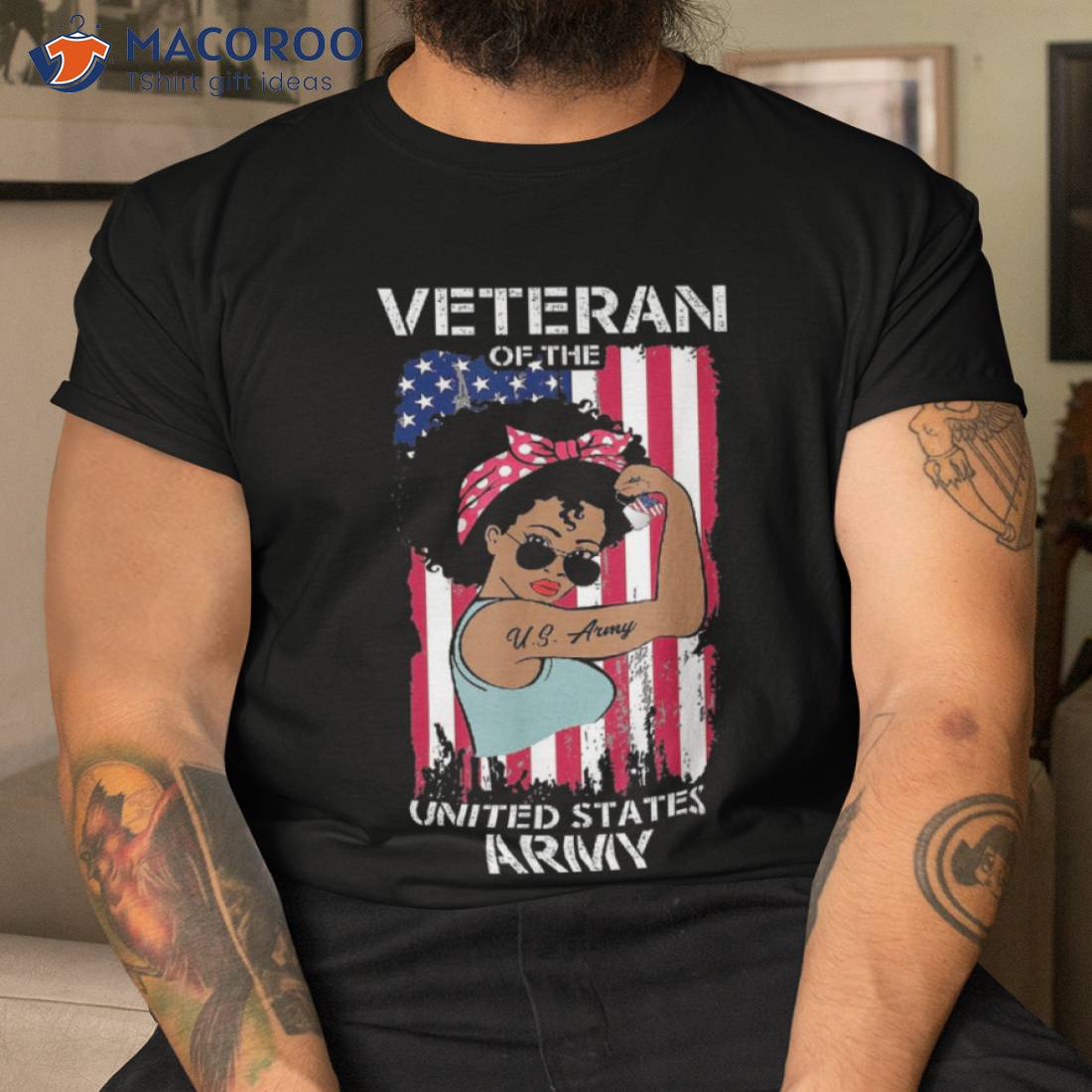 African American Army Veteran Female Shirt, Melanin Us Shirt