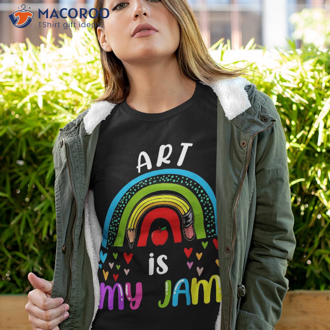 Art Teacher Back To School Rainbow Is My Jam Shirt