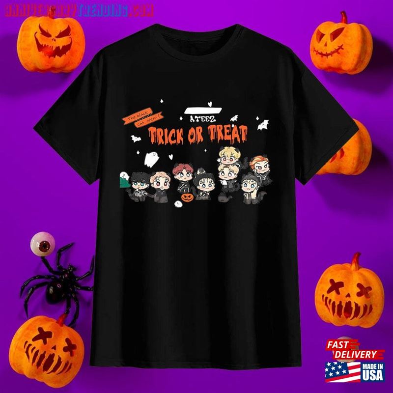 Ateez Halloween Sweatshirt Teezmon Shirt Tee Classic T-Shirt