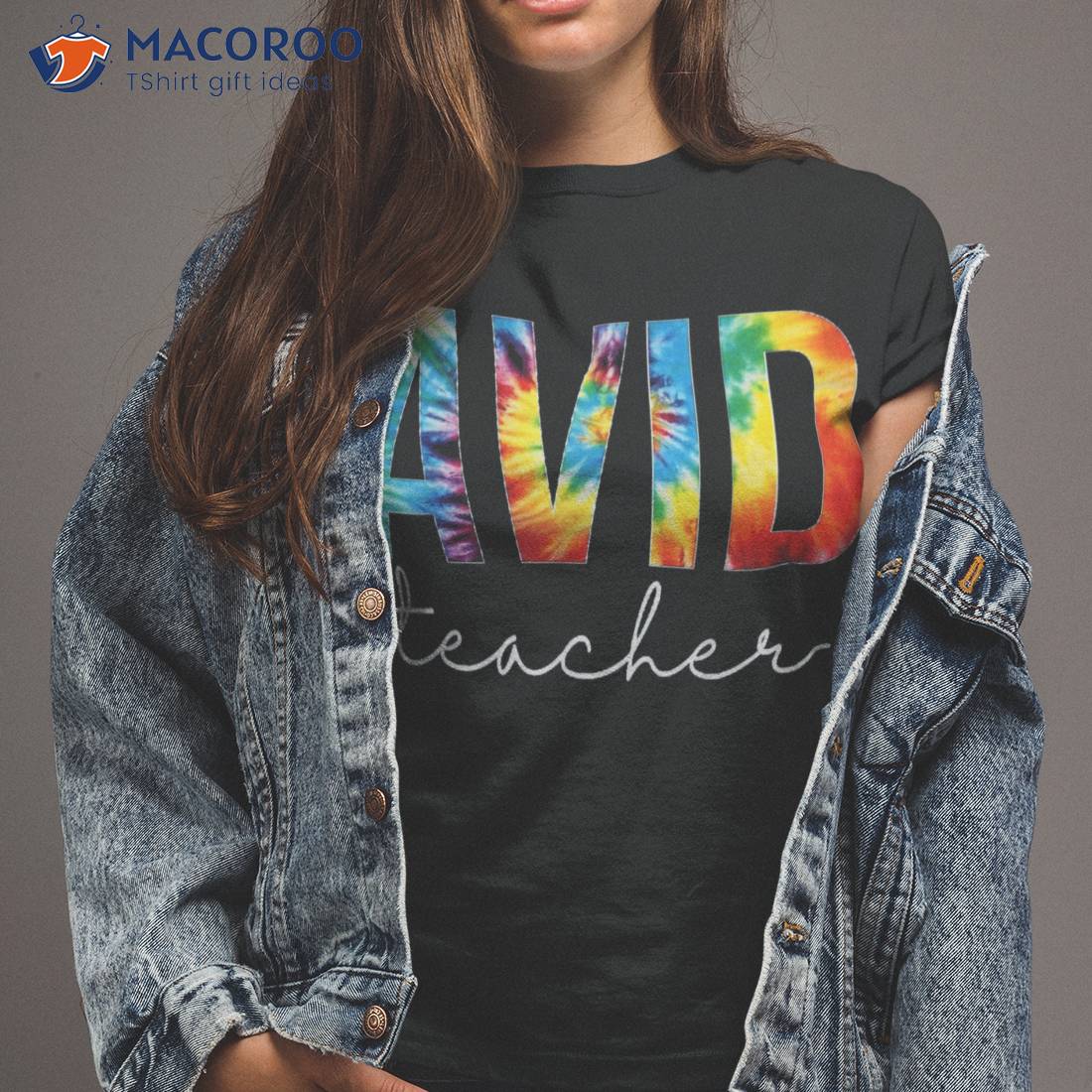 Avid Teacher Tie Dye Appreciation Day Hello Back To School Shirt