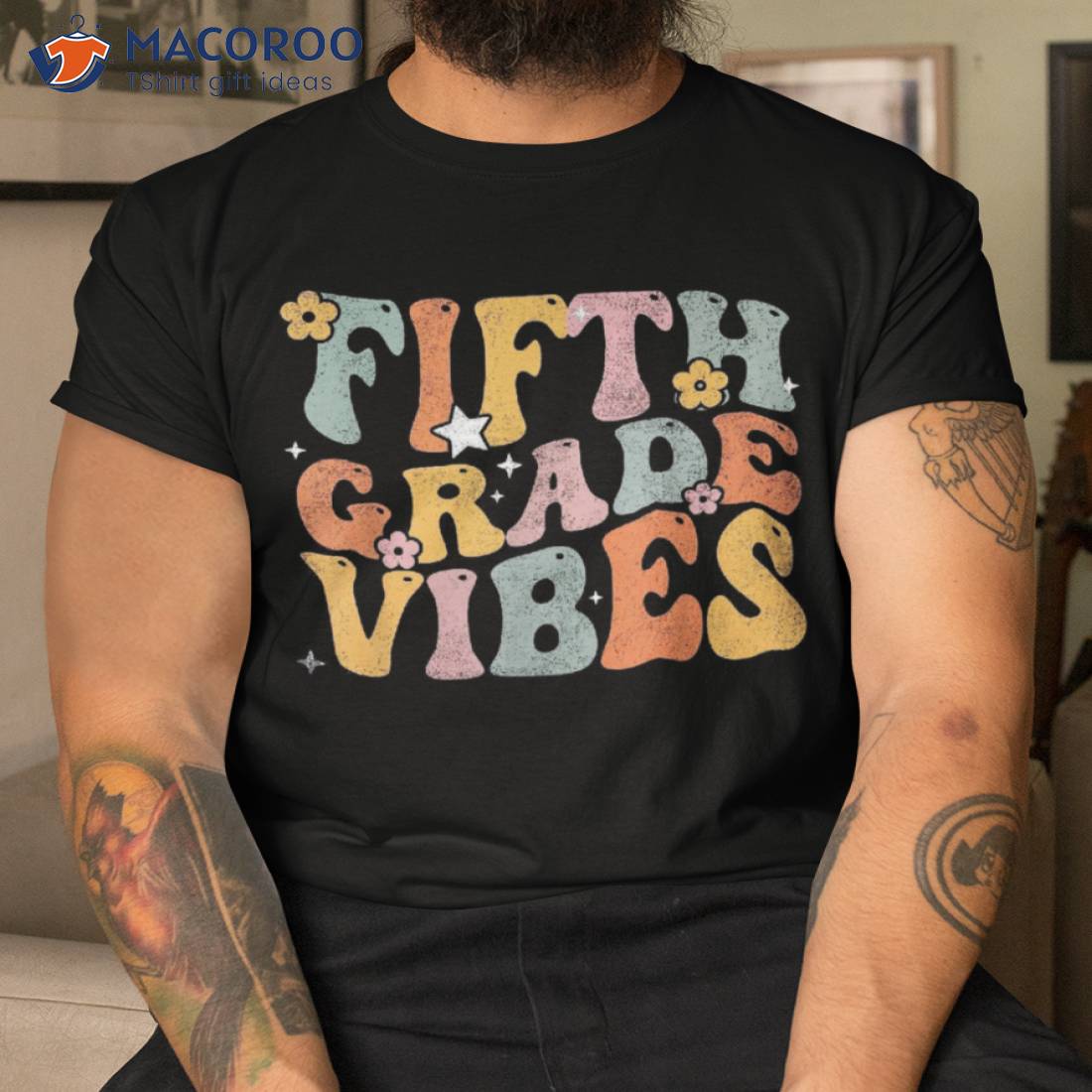 Back To School Fifth Grade Vibes Student Teacher Kids Shirt