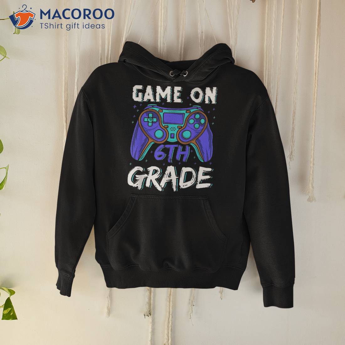 Back To School Game On 6th Grade Funny Gamer Kids Boys Shirt