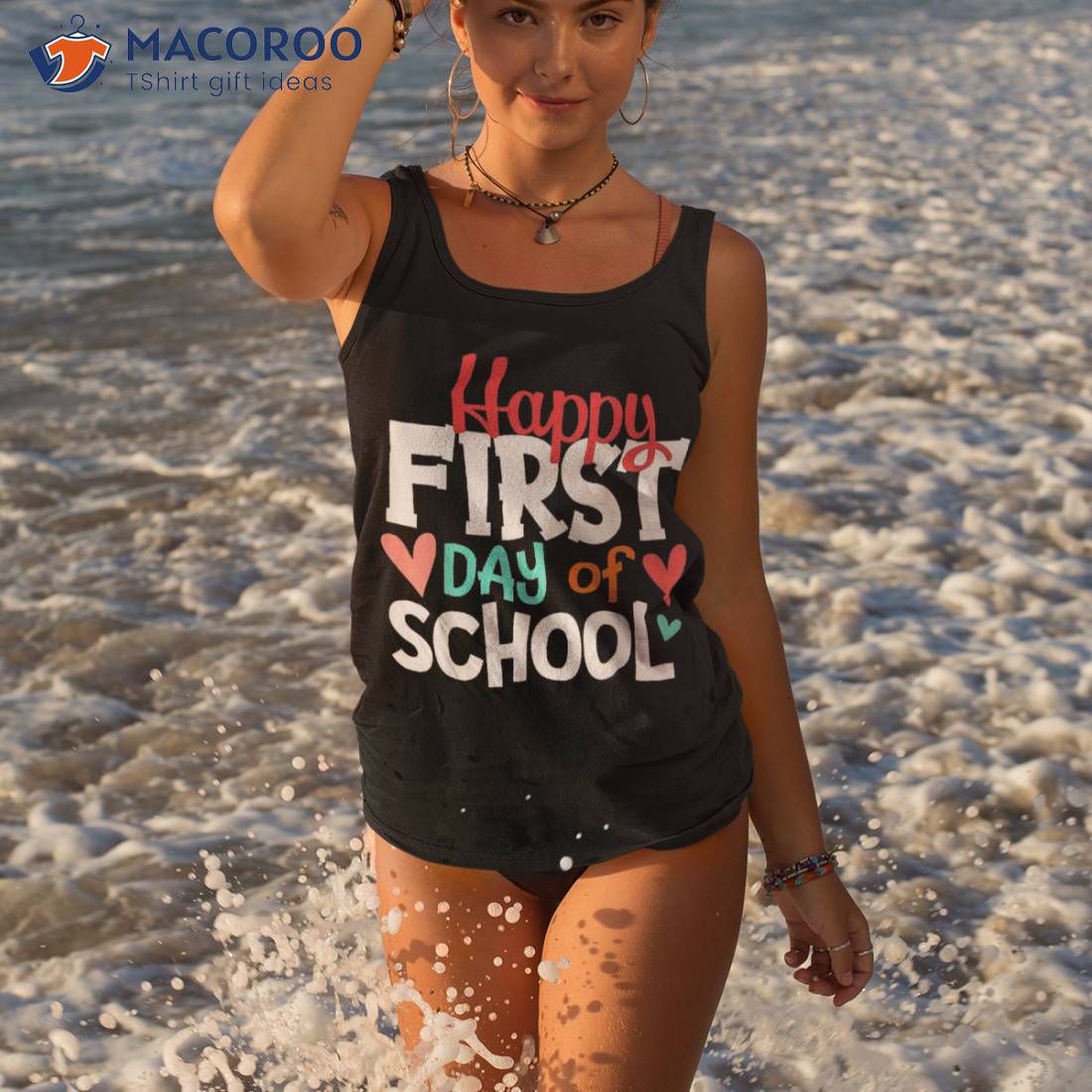 Back To School Happy First Day Of Teacher Student Shirt