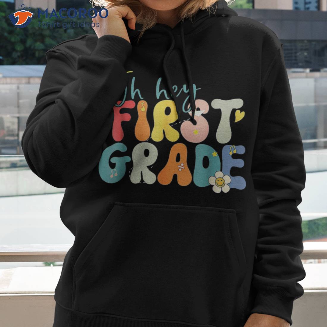 Back To School Hello First Grade Teacher 1st Shirt