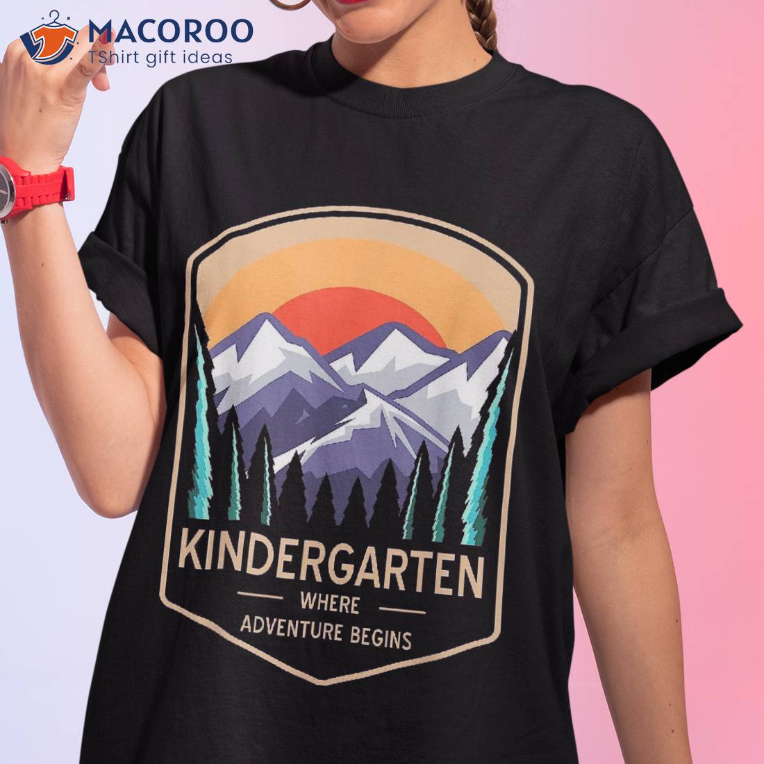 Back To School Kindergarten The Adventure Begins Kids Shirt