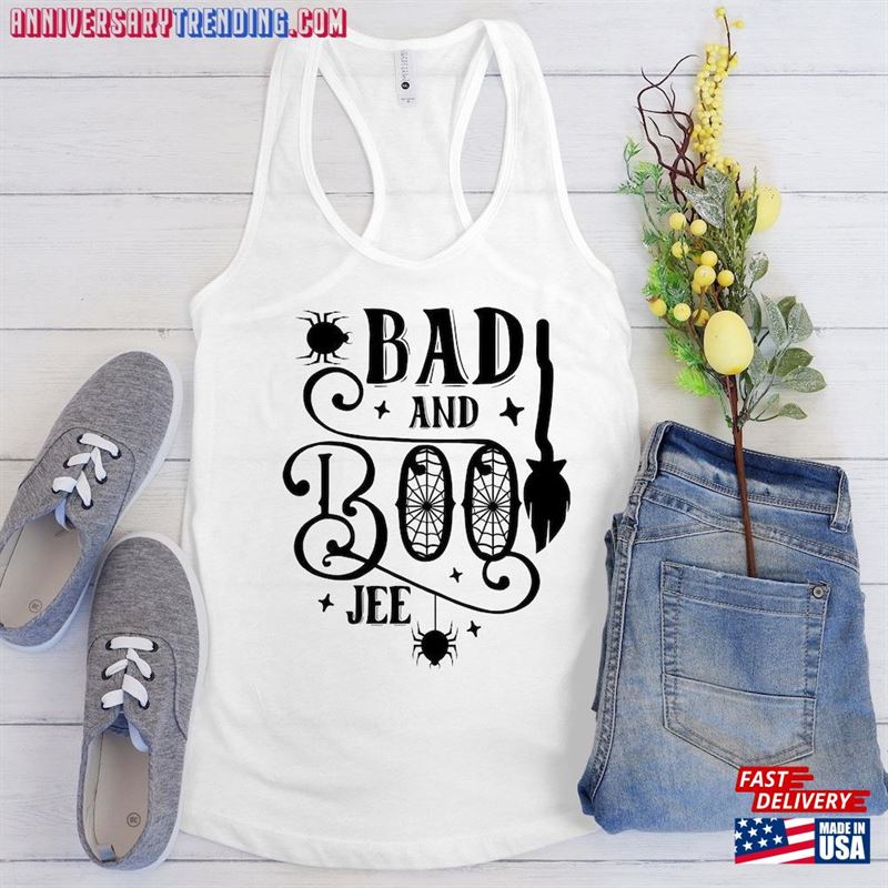 Bad And Boo Jee Shirt Scary Halloween Classic Hoodie