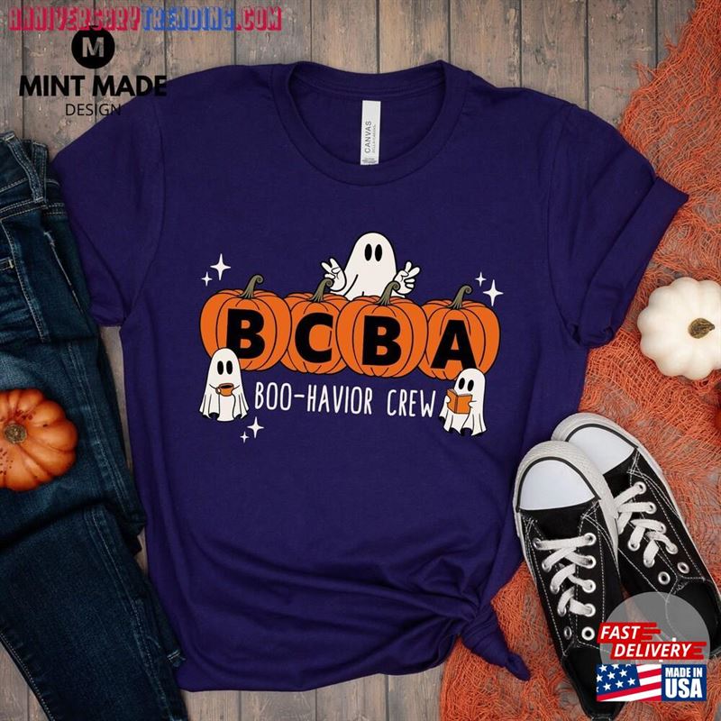 Bcba Halloween Shirt Aba T-Shirt Classic Unisex