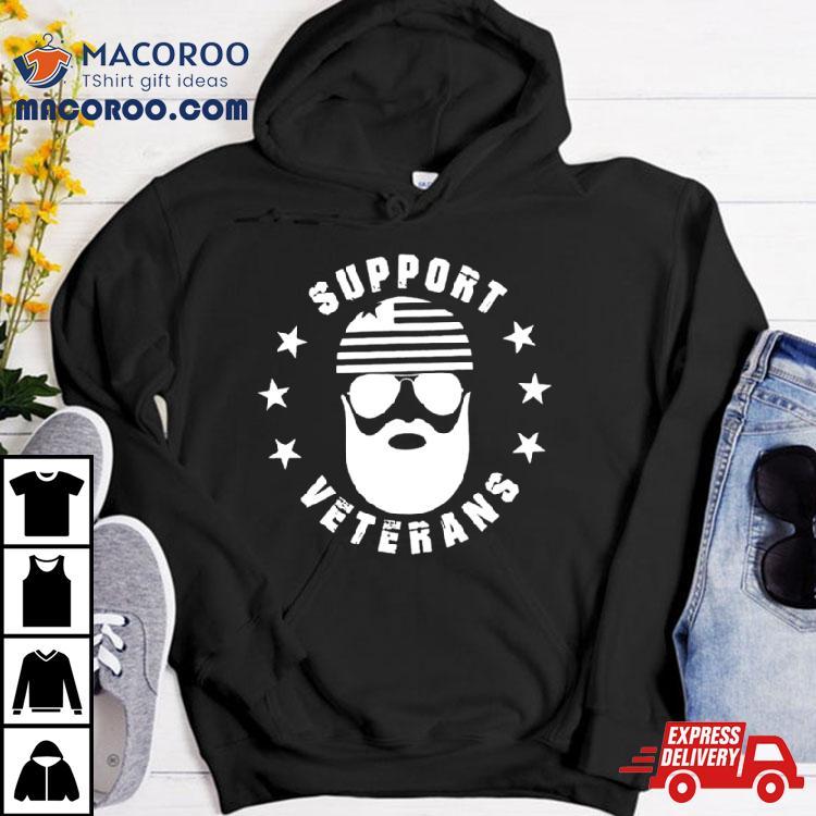 Beard Vet Support Veterans T Shirt