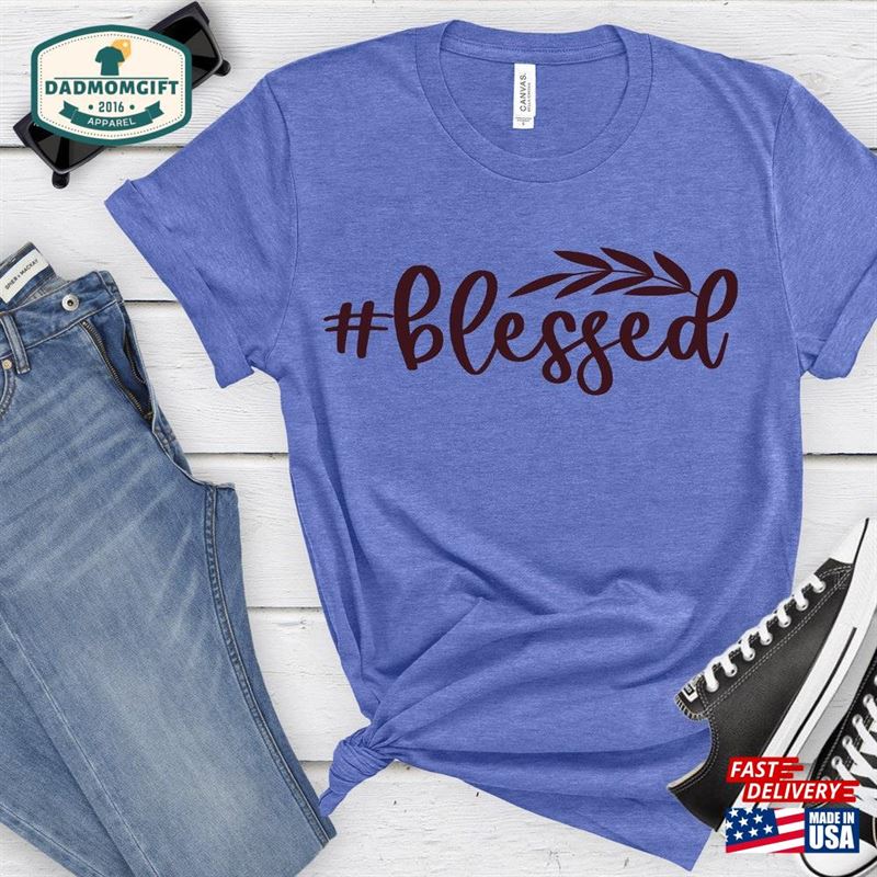 Blessed Shirt Thanksgiving Fall Tee Classic T-Shirt