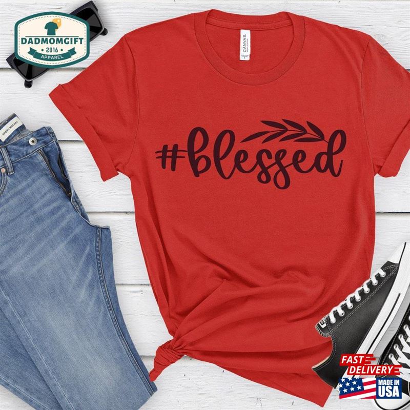 Blessed Shirt Thanksgiving Fall Tee Classic T-Shirt