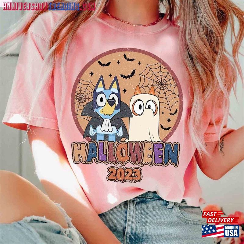 Bluey And Bingo Halloween 2023 Shirt Grunger Tee Sweatshirt Classic