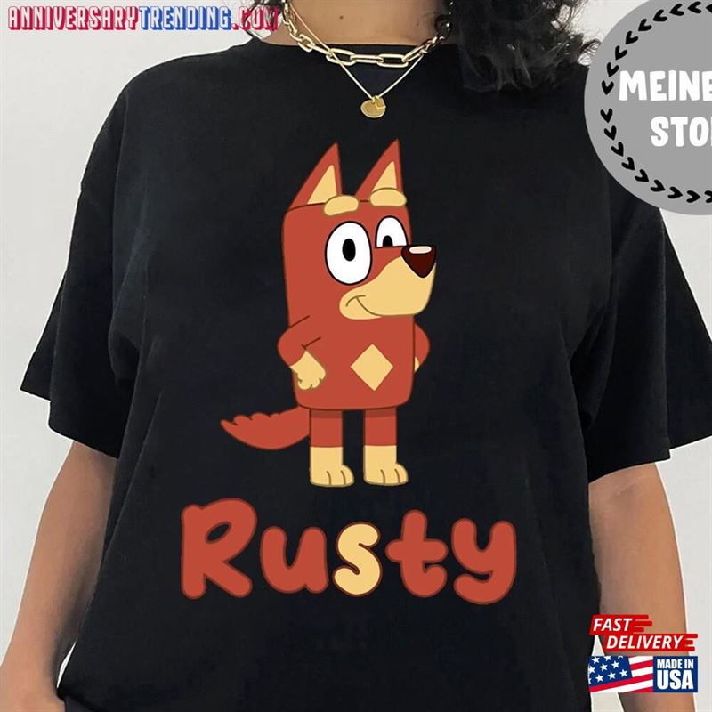 Bluey Rusty Shirt Best Friends Sweatshirt Classic