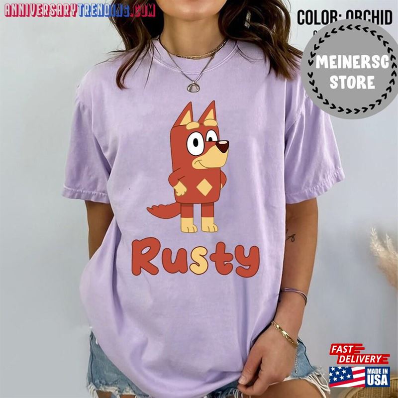 Bluey Rusty Shirt Best Friends Sweatshirt Classic