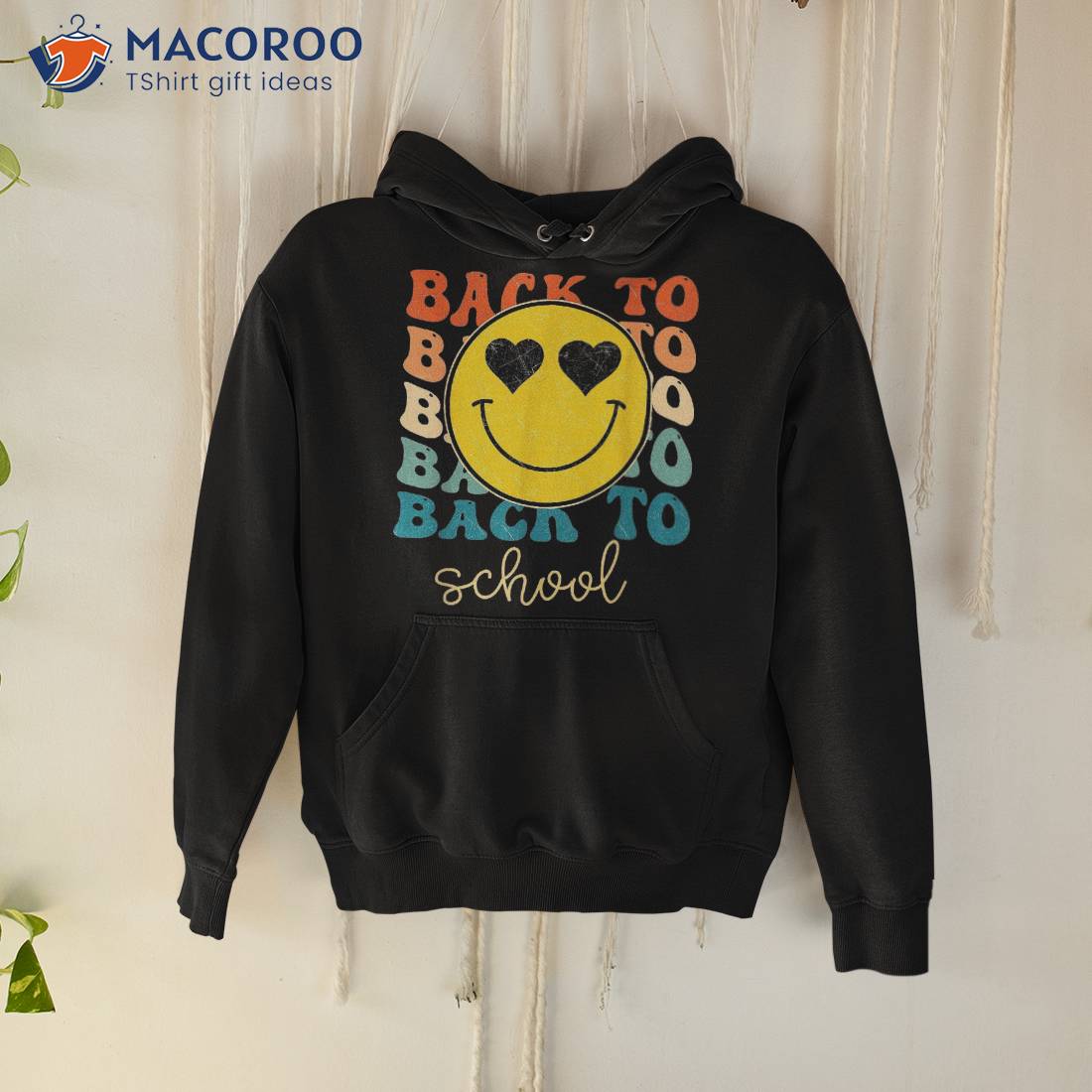 Boho Style Groovy Smile Back To School Shirt